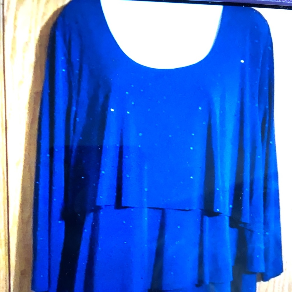 Susan Graver  top with sequins XL.